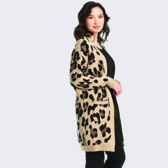 Papillon  Leopard Luxe Cardigan - Picture 1 of 4